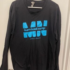 Burn boot camp long sleeve tee - unisex size 2XL